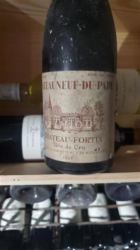 Valle del Ródano Châteauneuf-du-Pape. Château Fortia Tête de Cru 1964