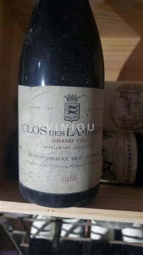Bourgogne Clos-des-lambrays Grand Cru Domaine Des Lambrays 1988
