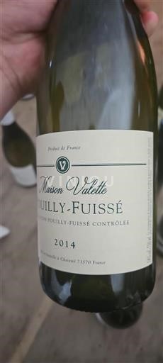 Borgogna Pouilly-fuissé Maison Valette 2014
