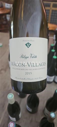 Bourgogne Mâcon och Mâcon-Villages Philippe Valette 2015