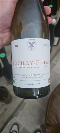 Burgundi Pouilly-fuissé Julien Guillot 2016