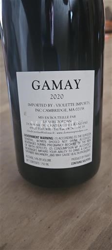 Beaujolais Côte-de-Brouilly Château Grand Pré Gamay 2020