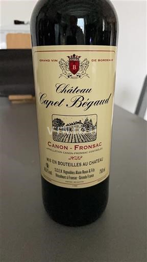 Bordeaux Canon-Fronsac Château Capet Bégaud 2022