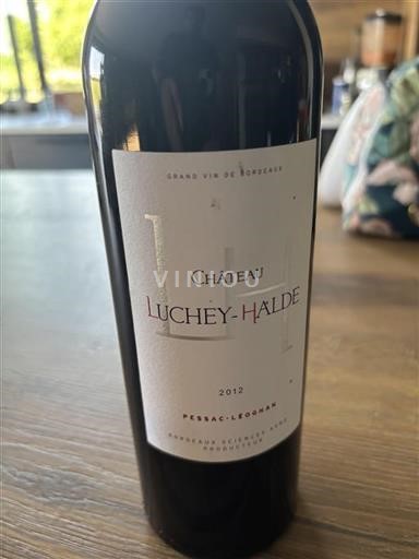 Bordeaux Pessac-Léognan Château Luchey-Halde 2012