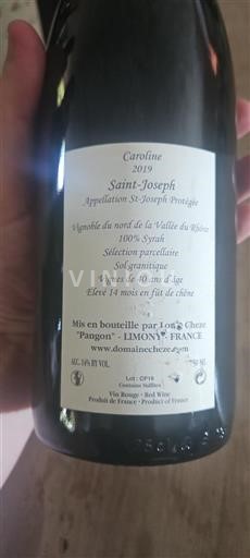 Valle del Rodano Saint-Joseph Louis Cheze Caroline 2019
