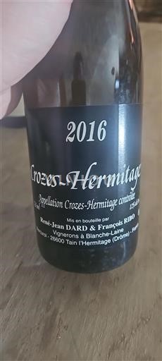 Rhônetal Crozes-Hermitage René-Jean Dard & François Ribo 2016