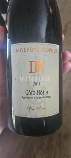 Rona dolina Côte-rôtie Dauvergne Ranvier Vin Rare 2011