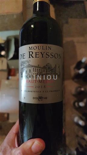 Bordéus Haut-Médoc Dourthe Moulin de Reysson 2018