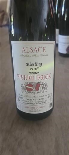 Alsace Grand Cru Pierre Frick Beiner 2016
