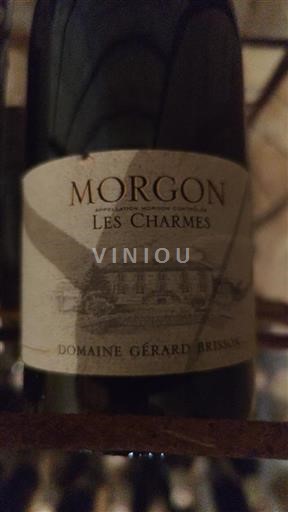 Beaujolais Morgon Domaine Gérard Brisson Les Charmes Sin añada
