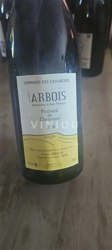 Jura Arbois Domaine Des Cavarodes Poulsard de Chemenot 2016