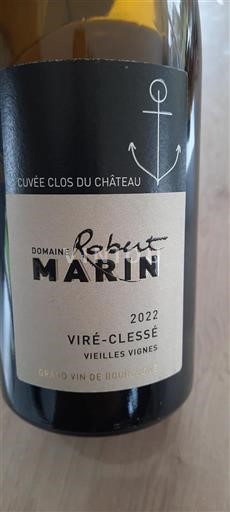 Bourgogne Viré-clessé Domaine Robert Marin Clos du Château 2022