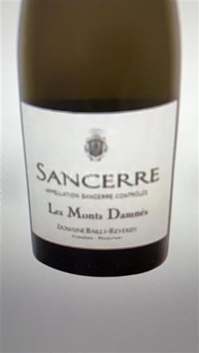 Valle del Loira Sancerre Domaine Bailly-Reverdy Les Monts Damnés 2023