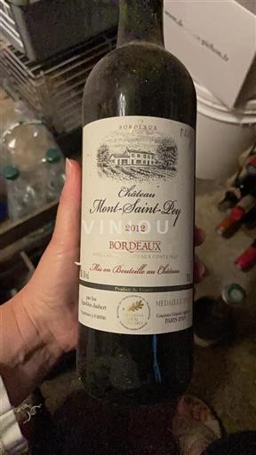 Bordeaux Château Mont-Saint-Pey 2012