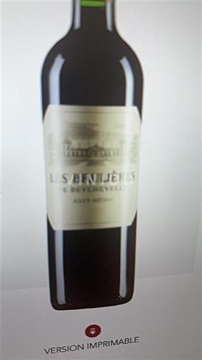 Bordéus Haut-Médoc Les Brulières de Beychevelle 2019