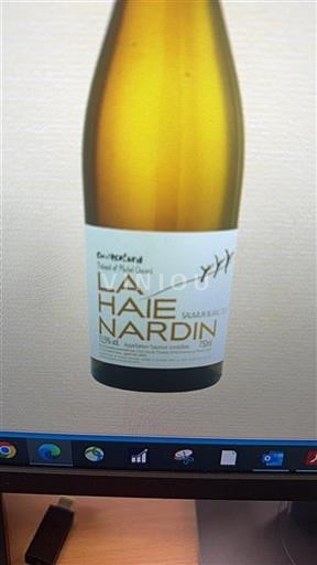 Vin Blanc sec La Haie Nardin Couret-Carde 2020 France Vallée de la Loire AOC