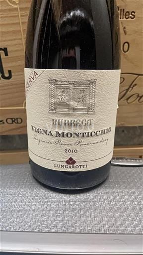 Ombrie Lungarotti Rubesco Vigna Monticchio Riserva 2010