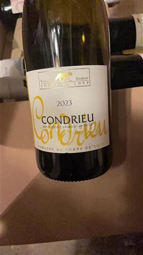 Vallée du Rhône Condrieu Corps de Loup 2023