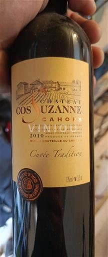 Sud-Ovest Cahors Château Cos Suzanne Tradition 2010