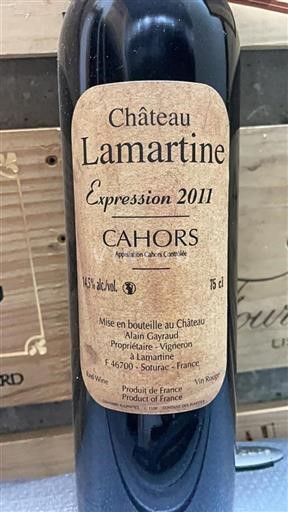 Sudoeste Cahors Château Lamartine Expression 2011