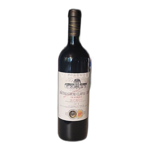 Bordéus Haut-Médoc Château Grand Clapeau Olivier Cru Bourgeois 2014
