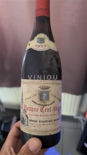 Bourgogne Beaune Premier Cru Domaine Besancenot-Mathouillet 1977
