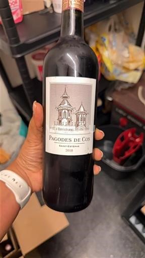 Bordeaux Saint-Estèphe Cos Estournel Pagodes de Cos 2018