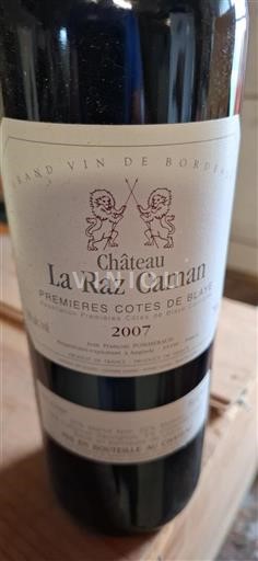 Bordeaux Ikke specificeret Château La Raz Caman 2007