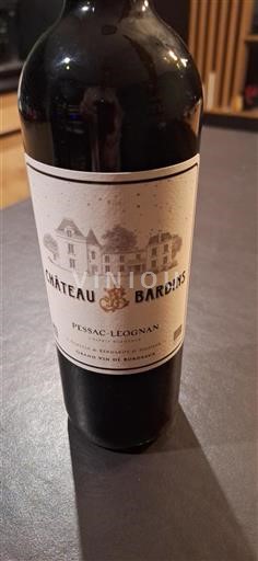 Bordeaux Pessac-Léognan Château Bardins 2019