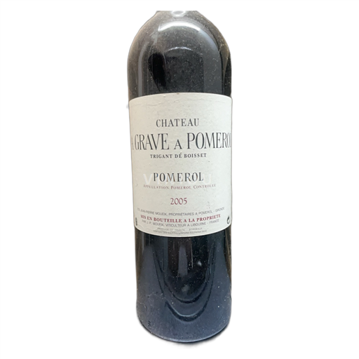 Vin Rouge sec Trigant de Boisset Château La Grave à Pomerol 2005 France Bordeaux Pomerol AOC