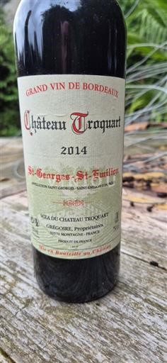 Bordeaux Saint-Georges-Saint-Émilion Château Troquart 2014