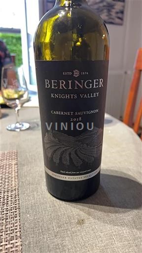 California AVAs Knights Valley Beringer Knights Valley Cabernet Sauvignon 2018