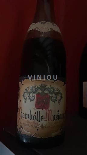 Bourgondië Chambolle-Musigny Marcel Sebain 1961