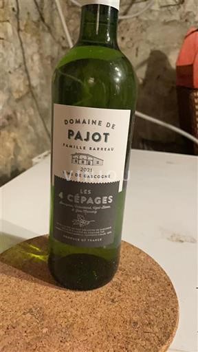 South West Côtes de Gascogne Domaine Pajot Les 4 Cépages 2021