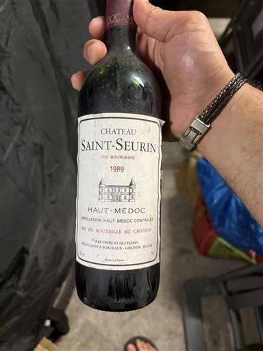Bordéus Haut-Médoc Cru Bourgeois Saint-Seurin 1989