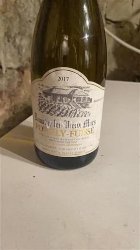 Burgundi Pouilly-fuissé Domaine Les Vieux Murs 2017