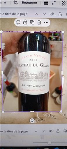 Bordeaux Saint-Julien Château Glana 2013
