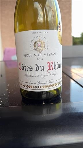 Valle del Ródano Côtes del Ródano Moulin de Meyran Grande Terre 2022