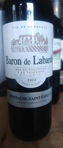 Bordeaux Montagne-Saint-Émilion Baron de Labarde 2023