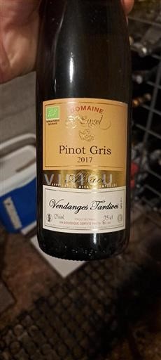 Alsacia Vendanges Tardives Domaine Engel 2017