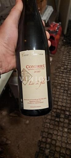 Vallée du Rhône Condrieu Cave Bourrin Les 2 fils 2020
