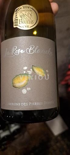 Beaujolais Vignerons des Pierres Dorées La Rose Blanche 2023