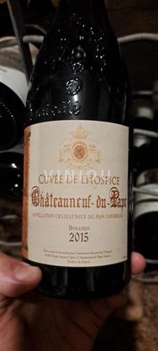 Rhônevallei Châteauneuf-du-Pape Château Neuf-du-Pape de l'Hospice 2015