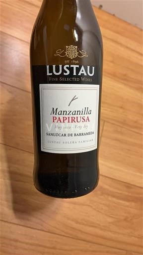 Andalousie Manzanilla Lustau Papirusa Non Millésimé