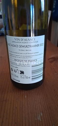 Alsasko Nespecifikováno Château Cellier de la Fecht Gewurztraminer 2022