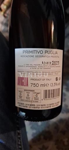 Puglia Non specificato Tenuta Giustini Avoglia 2023