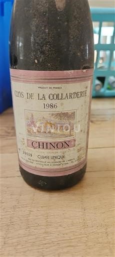 Údolí Loiry Chinon Clos de la Collarderie Unique 1986