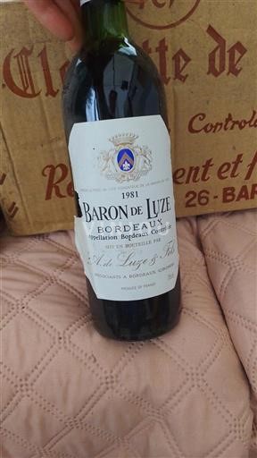 Bordeaux Baron de Luze 1981