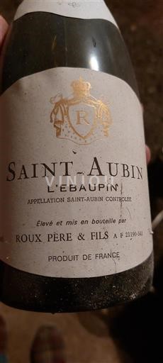 Burgundy Saint-Aubin Roux Père & Fils L'Ebaupin Non-Vintage