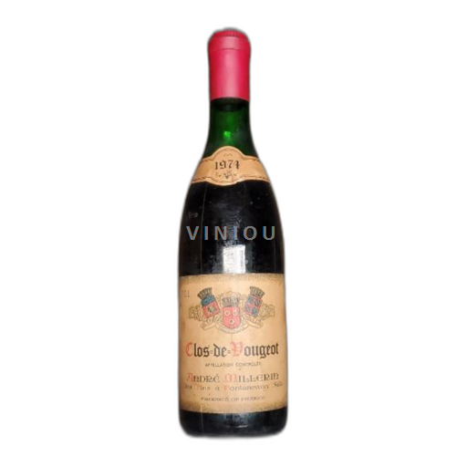 Burgundy Clos de Vougeot Grand Cru André Millerin 1974
